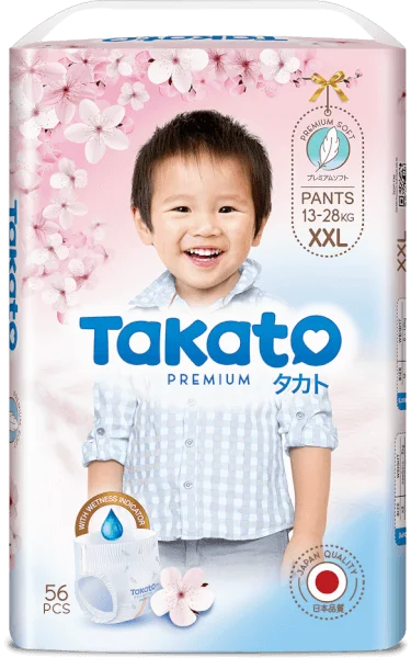 Tã quần Takato siêu mềm mại (XXL, 56 miếng)